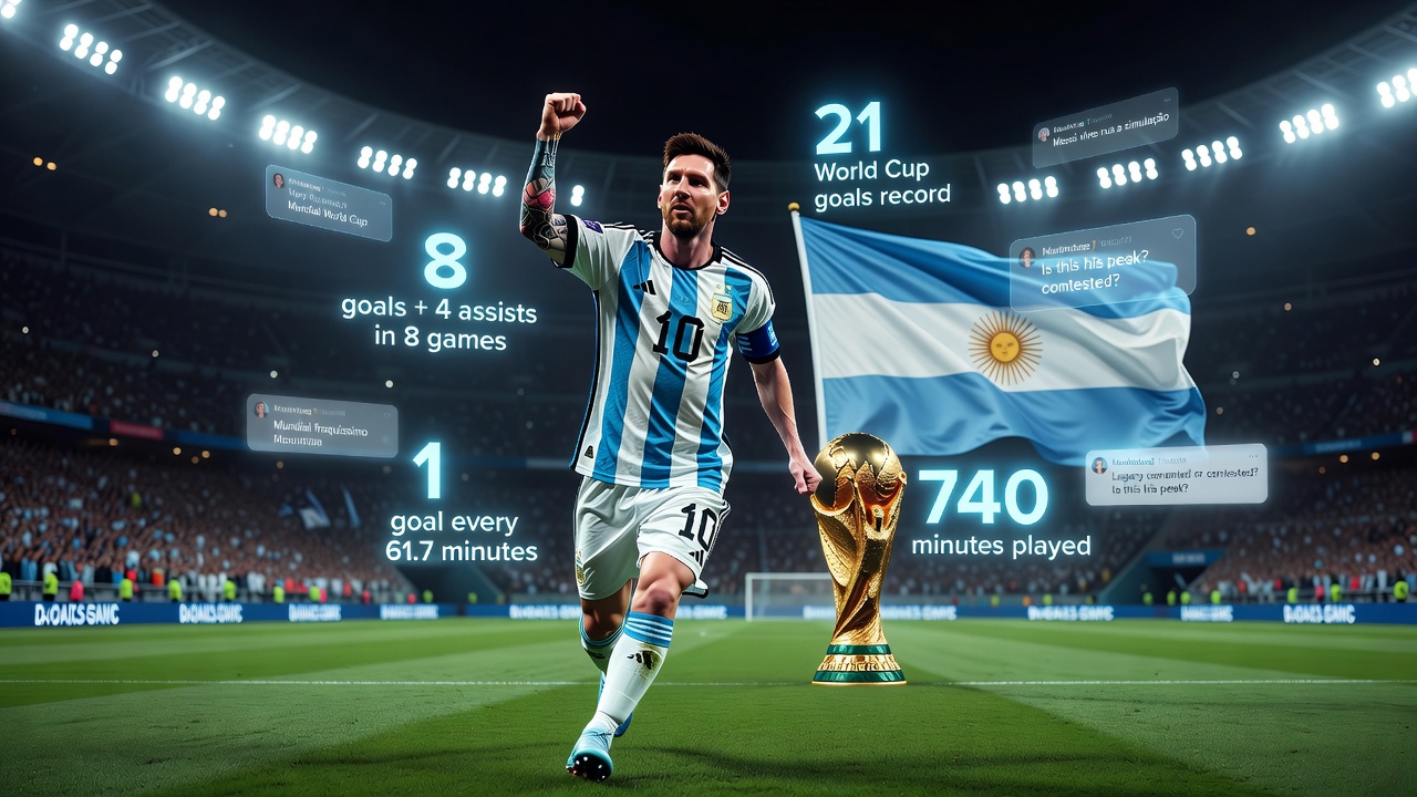 Messi Segue Em Ritmo Histórico e Reacende Debate Sobre Seu Legado