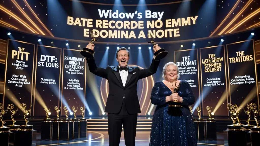 "Widow's Bay" Bate Recorde no Emmy e Domina a Noite