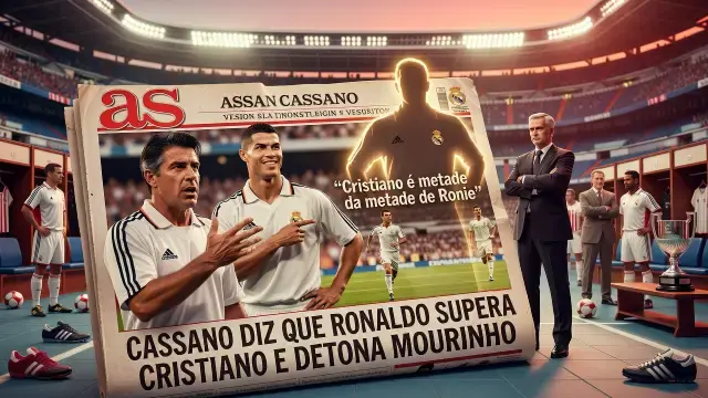 Cassano Diz que Ronaldo Supera Cristiano e Detona Mourinho